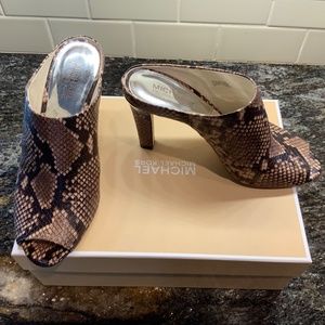 Michael Kors Shaw Mule 9M dark Khaki